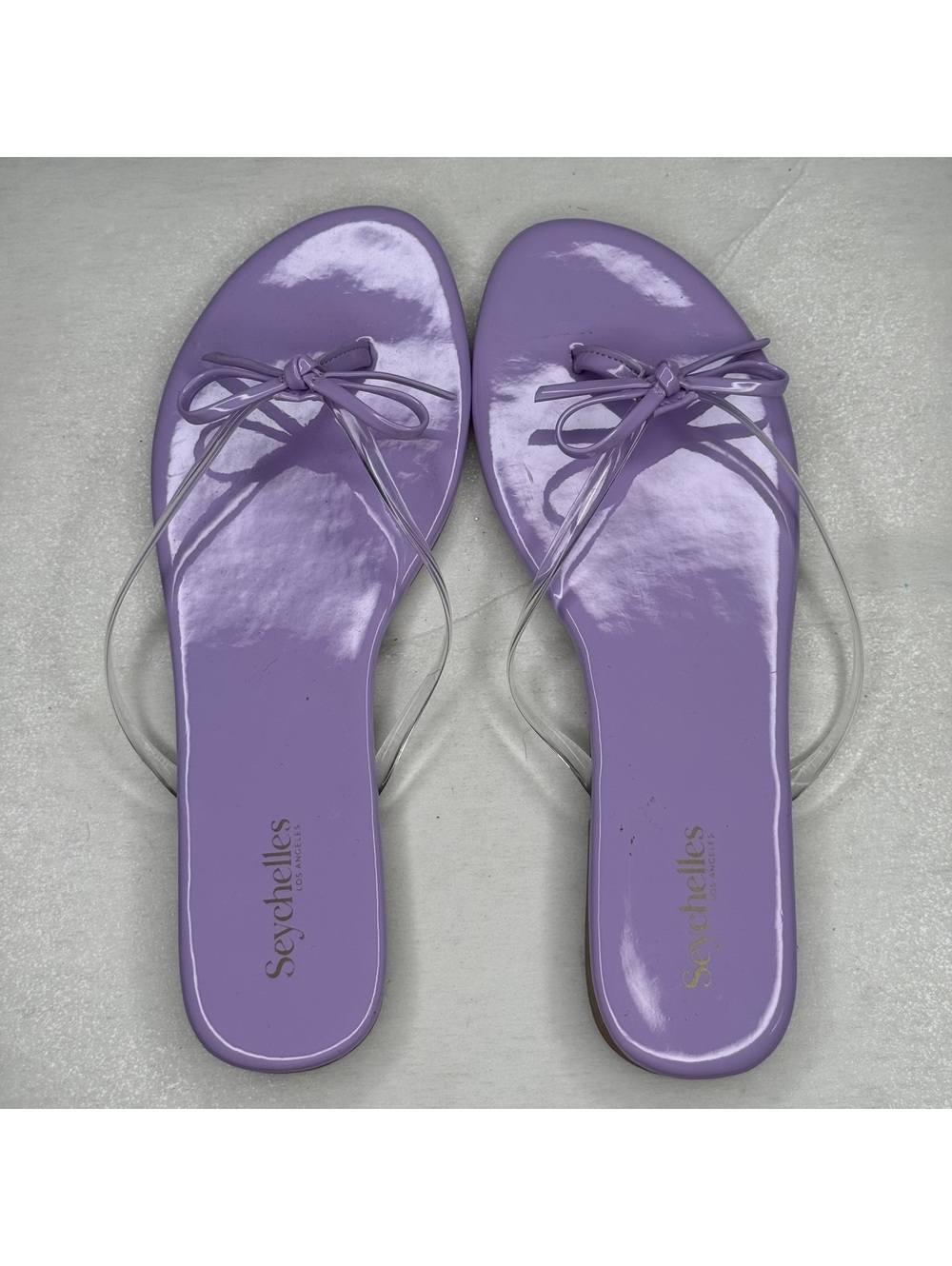Seychelles Womens 10 Patent Thong Sandals